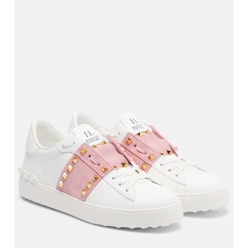 Valentino Garavani Rockstud Untitled leather sneakers