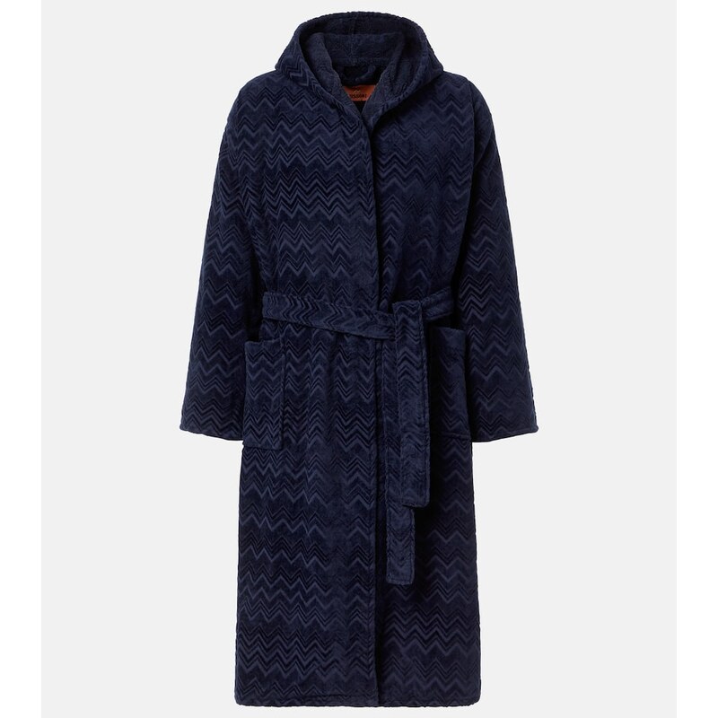 Missoni Zigzag cotton bathrobe