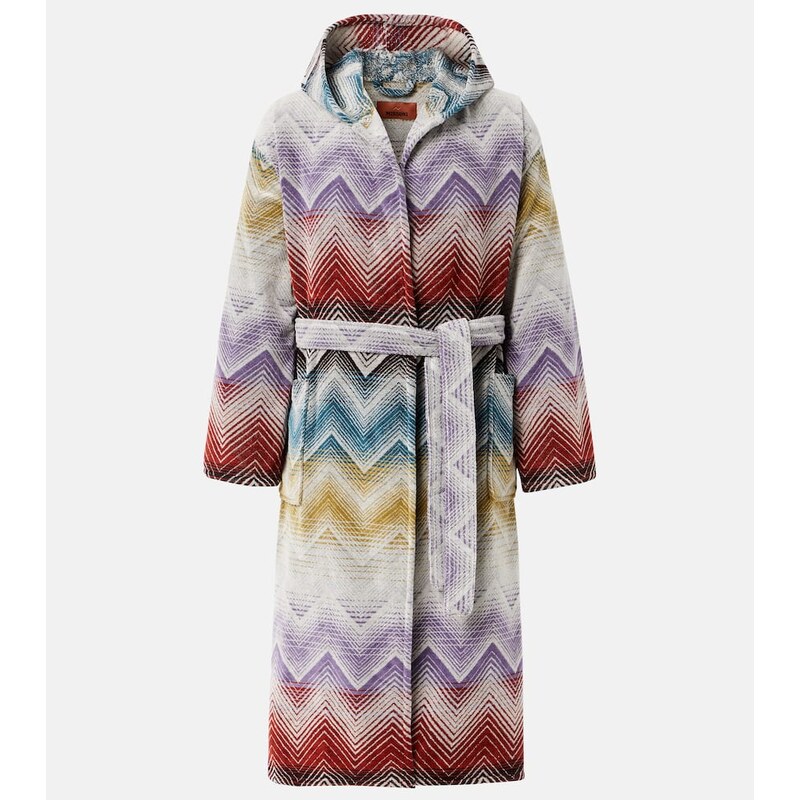 Missoni Marea Zigzag cotton terry bathrobe