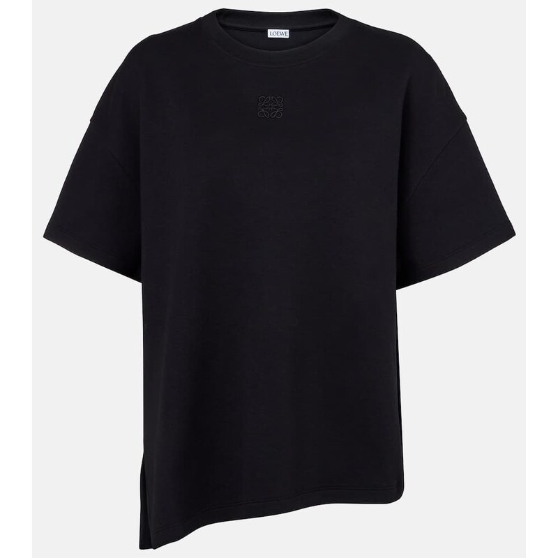 Loewe Asymmetric cotton-blend T-shirt
