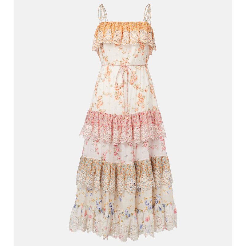 Zimmermann Lucky tiered cotton maxi dress