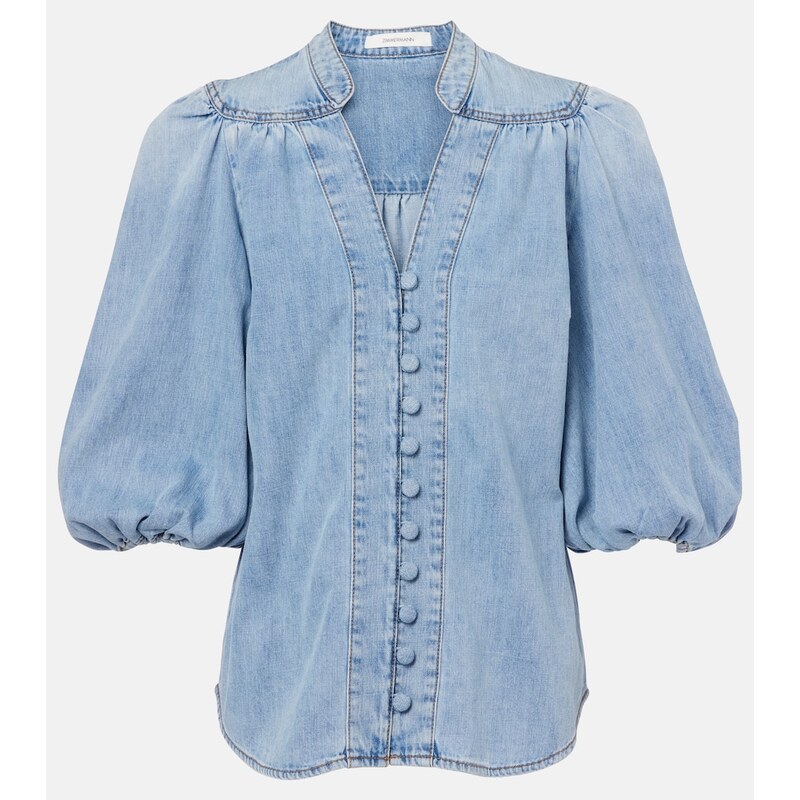 Zimmermann Lucky denim blouse