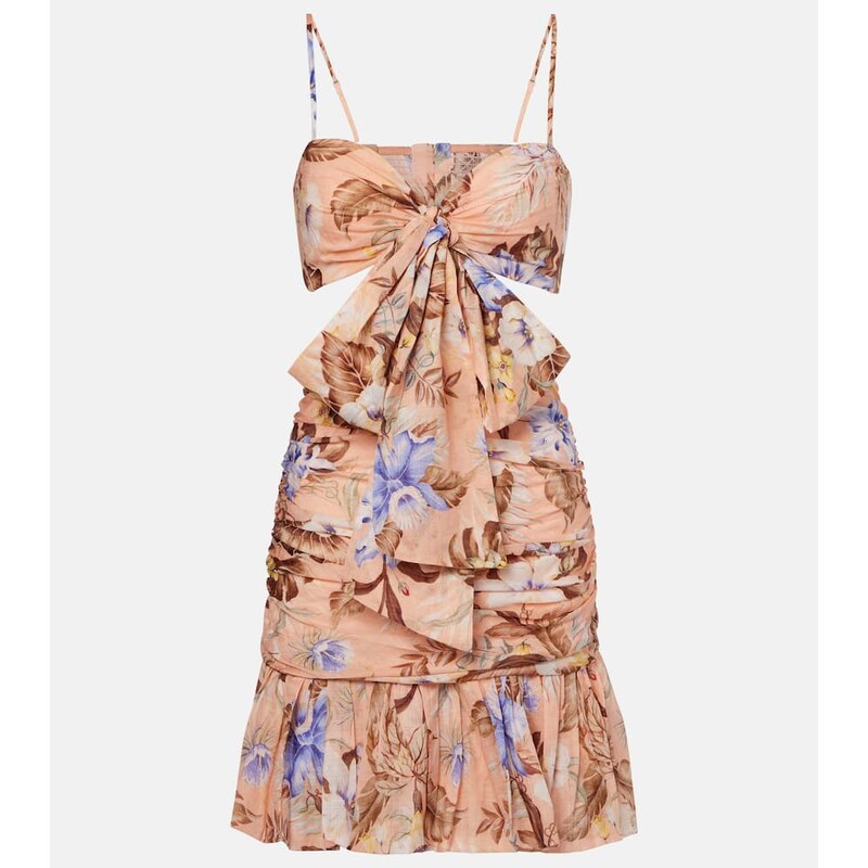 Zimmermann Coco floral cotton minidress