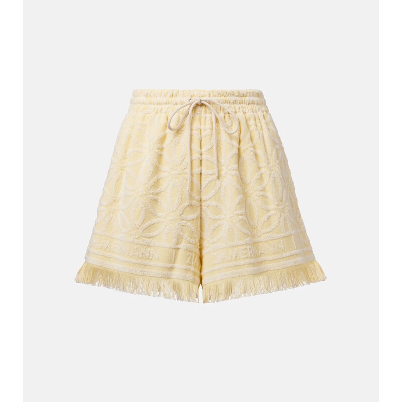 Zimmermann Coco cotton terry shorts