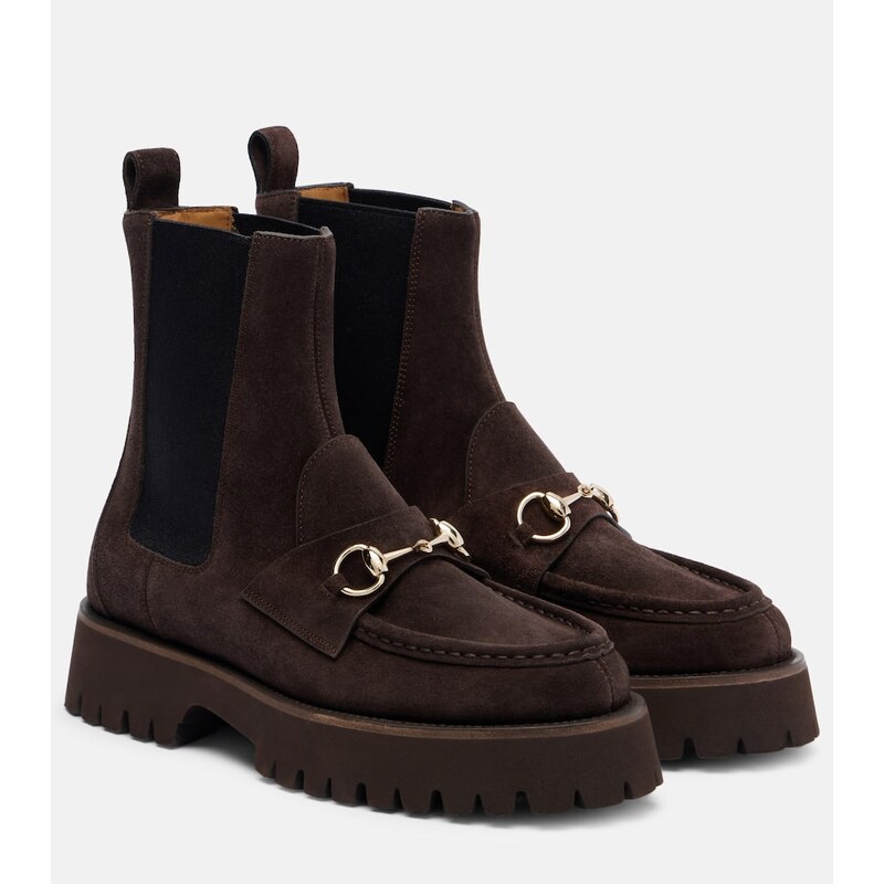 Gucci Sylke suede Chelsea boots