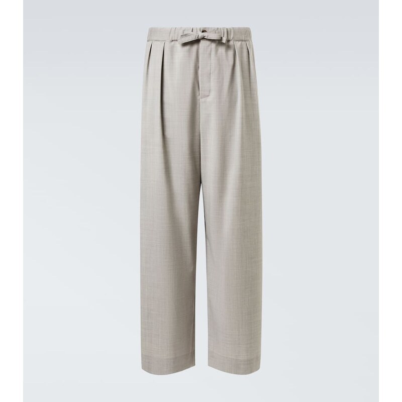 Pánské elegantní kalhoty Loewe v šedé barvě
