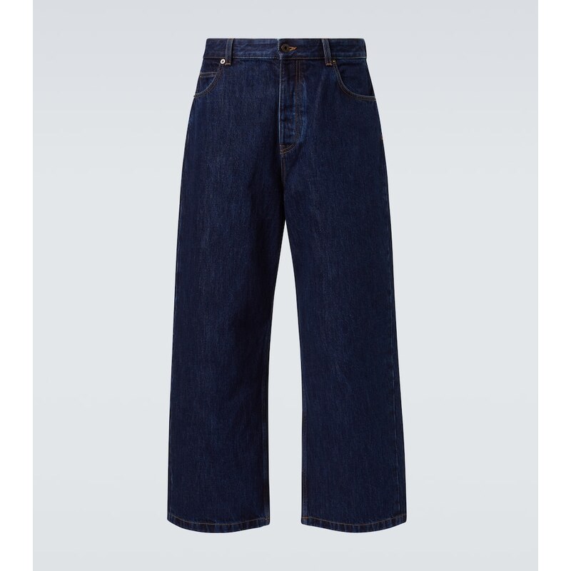 Loewe Mid-rise barrel-leg jeans