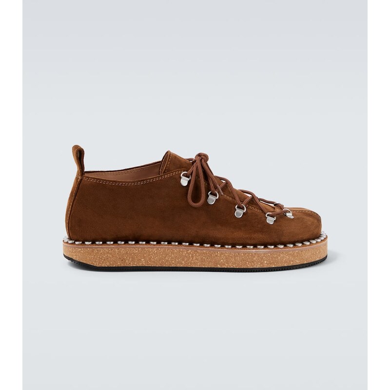 Loewe Rivet studded suede shoes