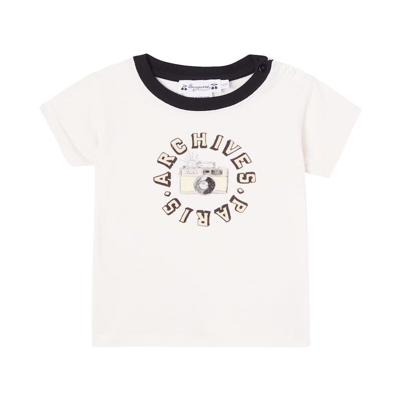 Bonpoint Baby Tom printed cotton jersey T-shirt