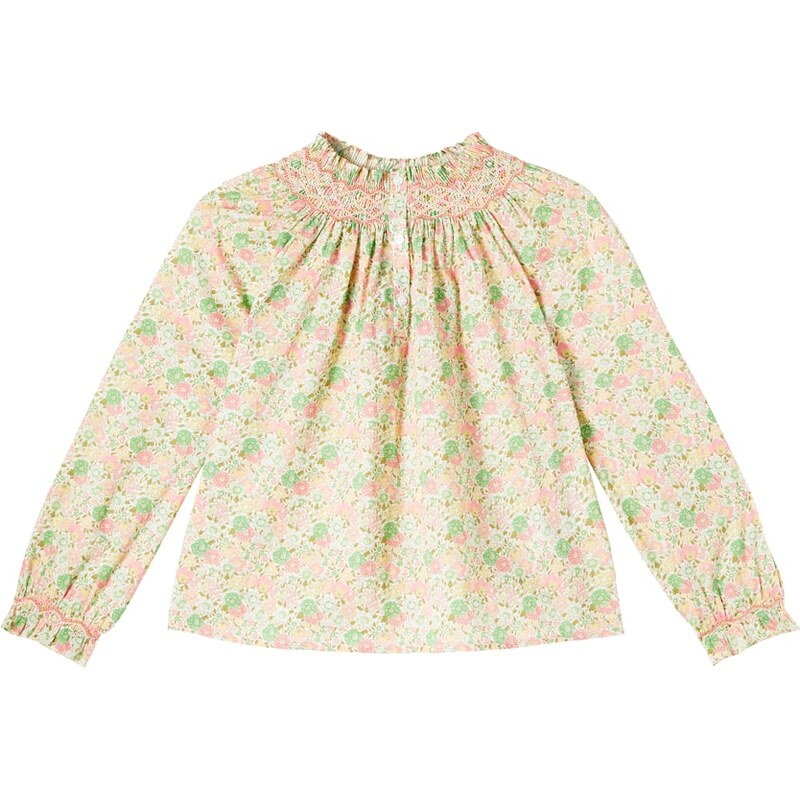 Bonpoint Floral cotton blouse