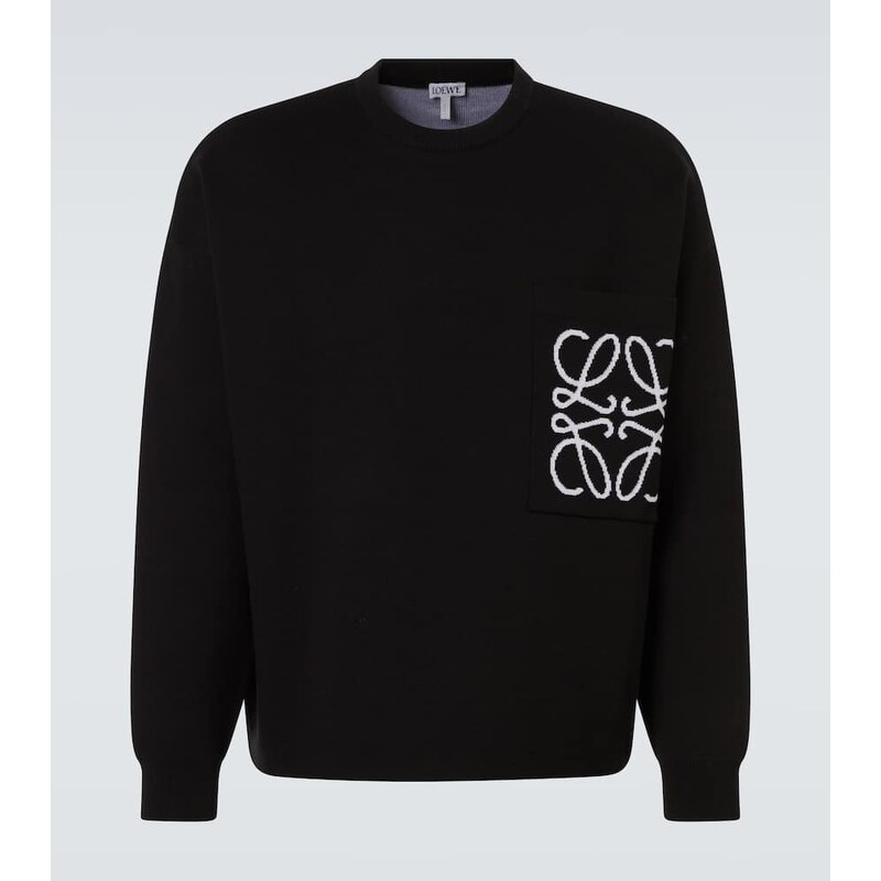Loewe Anagram embroidered sweater