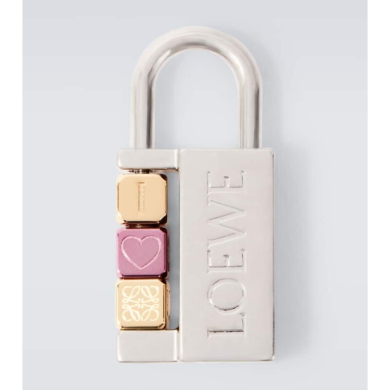 Loewe Padlock Anagram bag charm