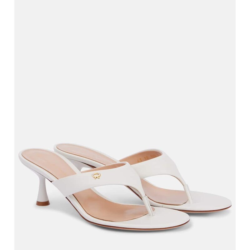 Gianvito Rossi Ascent 55 leather mules