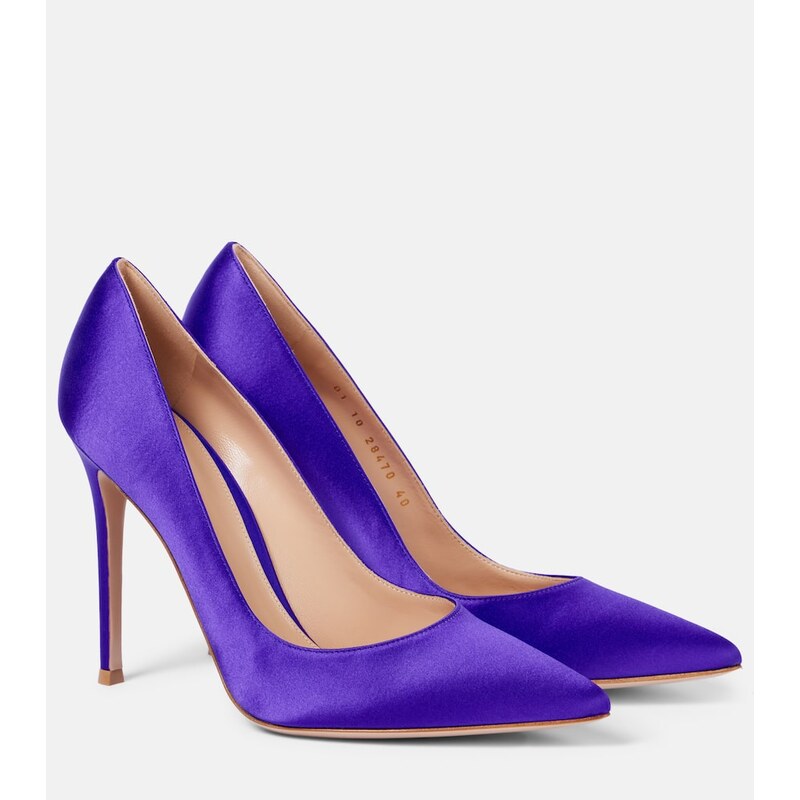 Gianvito Rossi Gianvito 105 satin crÃªpe pumps