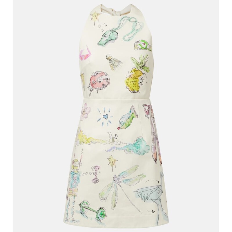Alemais AlÃmais Court printed cotton minidress