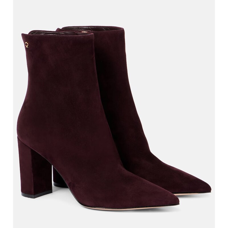 Gianvito Rossi Lyell suede ankle boots