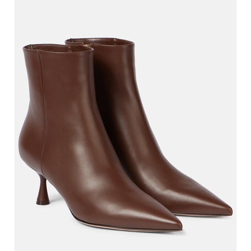 Gianvito Rossi Murray 55 leather ankle boots