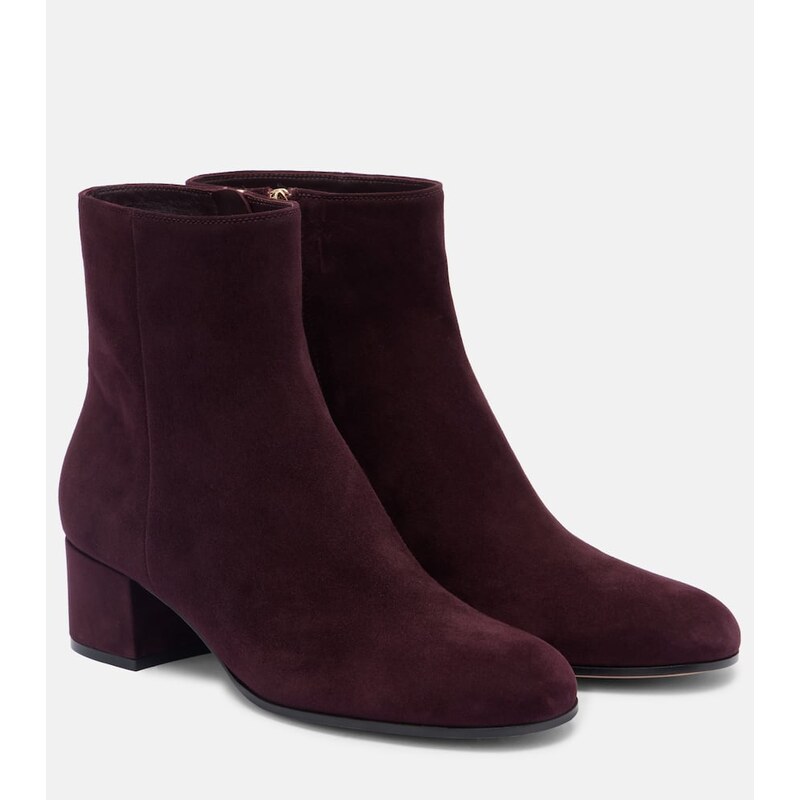 Gianvito Rossi Joelle 45 velvet ankle boots