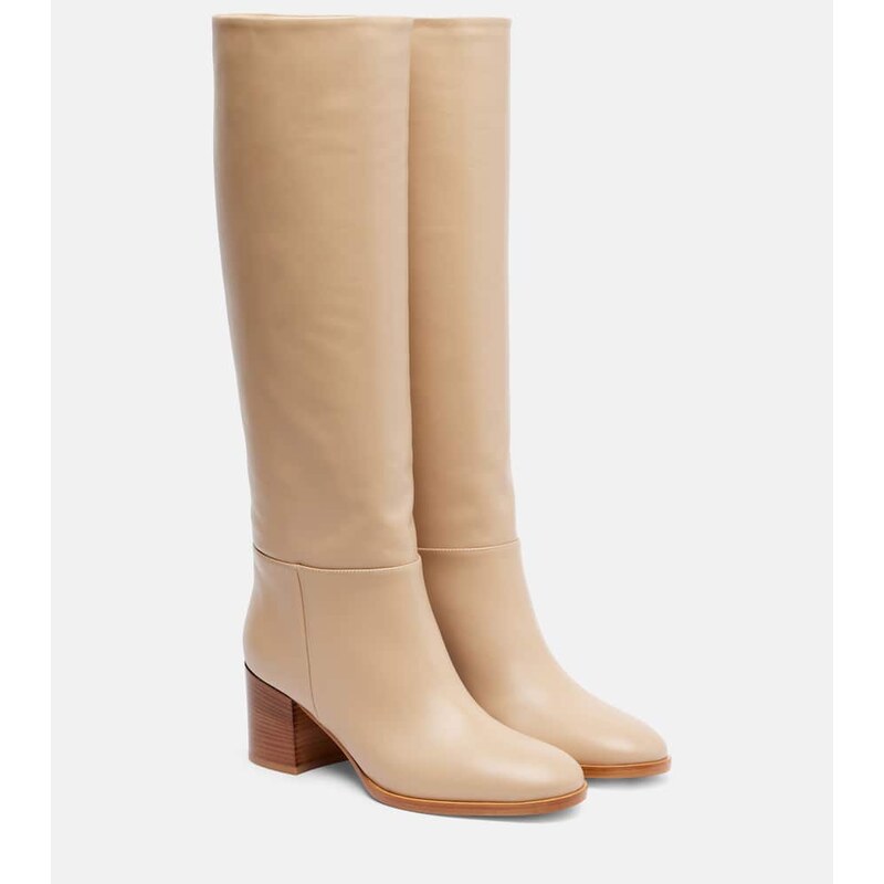 Gianvito Rossi Santiago 60 leather knee-high boots