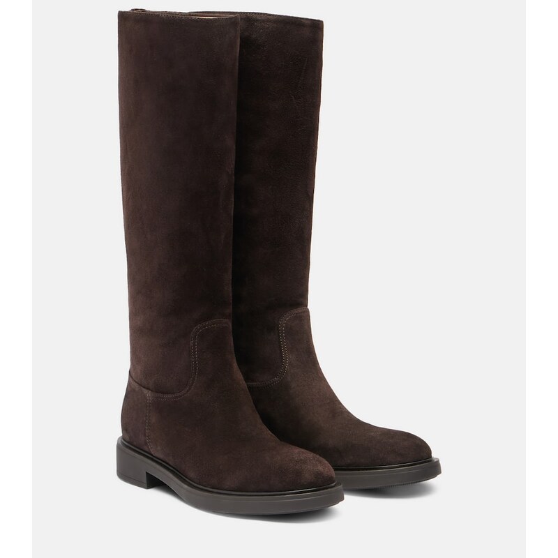 Gianvito Rossi Ascott suede knee-high boots