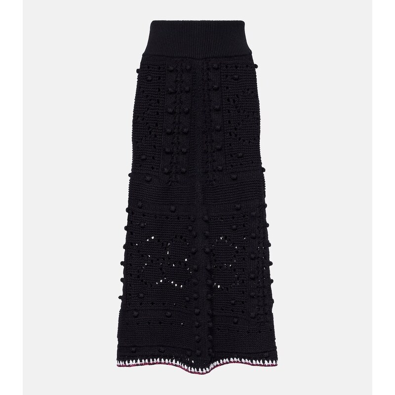 Dorothee Schumacher Cotton-blend midi skirt