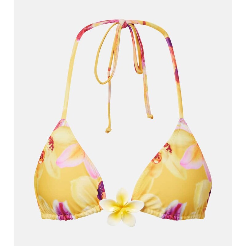 Same Island floral bikini top