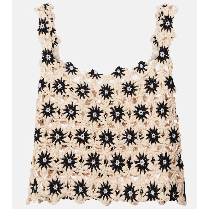 The Upside Luminary crochet crop top
