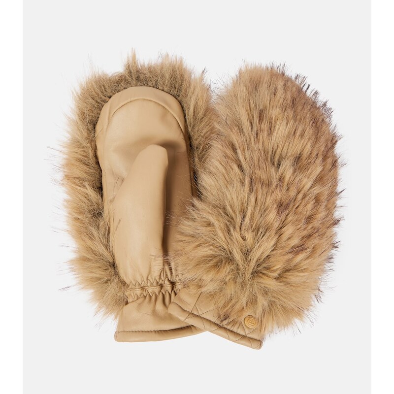 Goldbergh Hill leather ski mittens