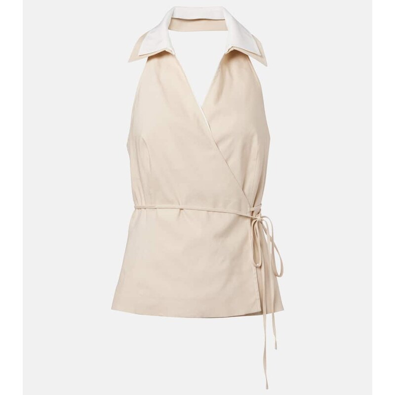 Simkhai Campbell linen top