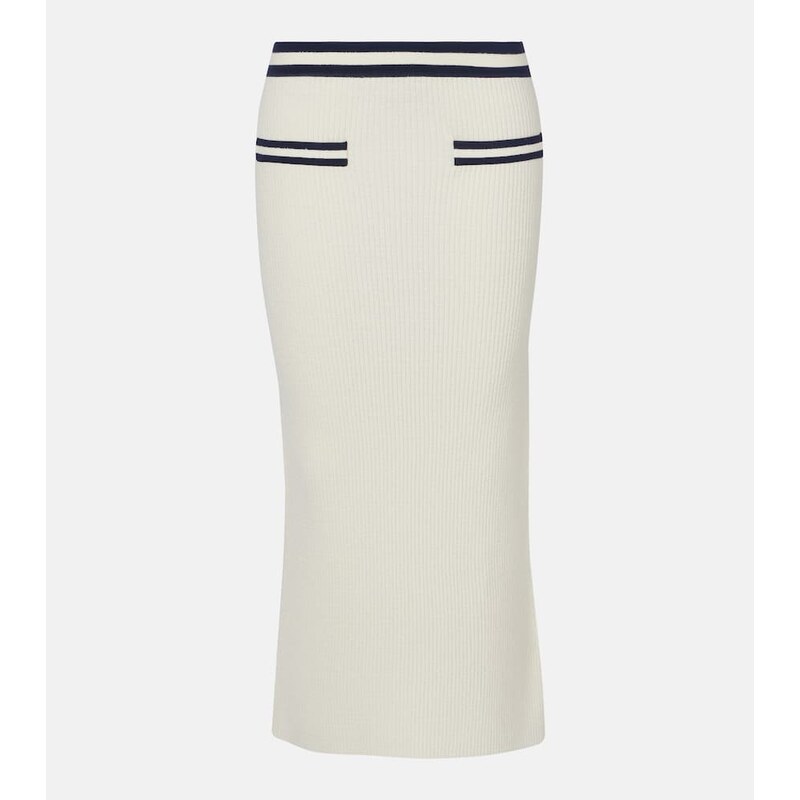 Simkhai Paige bouclÃ midi skirt