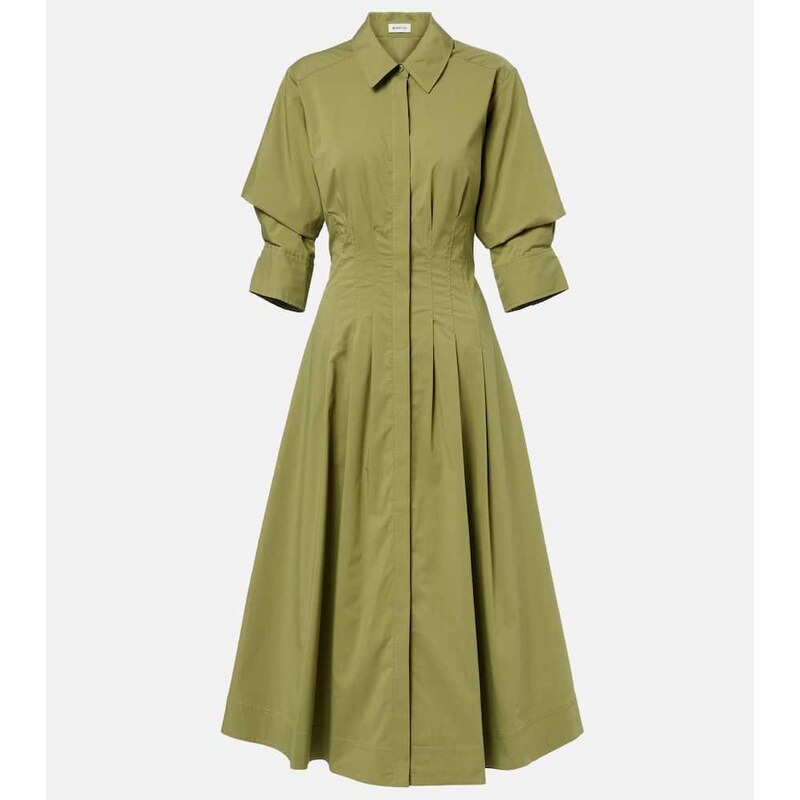 Simkhai Jazz cotton-blend poplin shirt dress