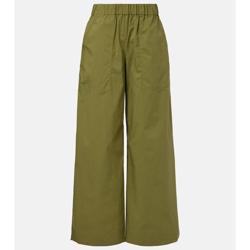 Simkhai Arden cotton-blend wide-leg pants