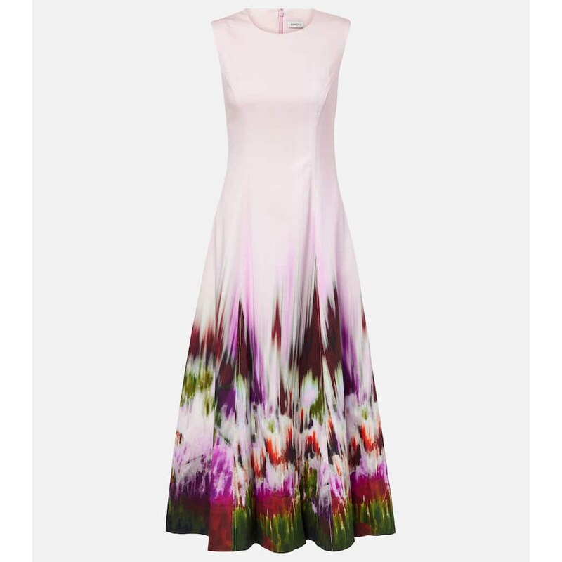 Simkhai Magnolia cotton and rayon-blend midi dress