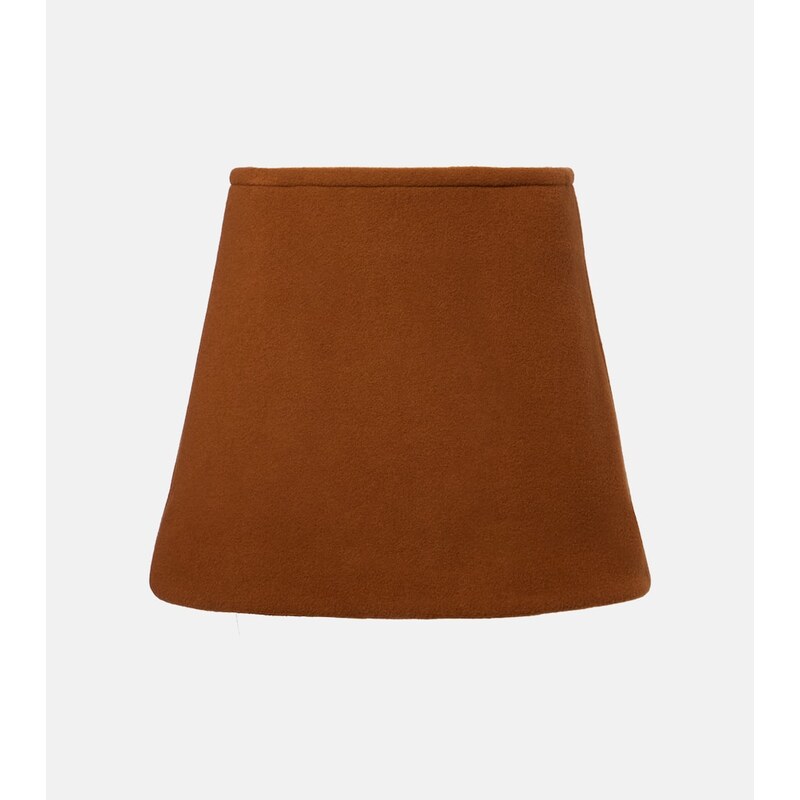 Patou Wool-blend miniskirt