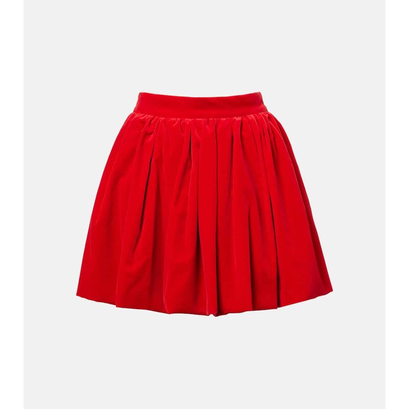 Patou Cotton balloon miniskirt