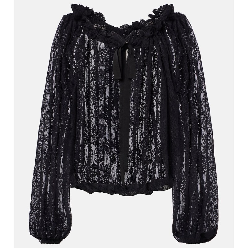 Patou Floral lace blouse