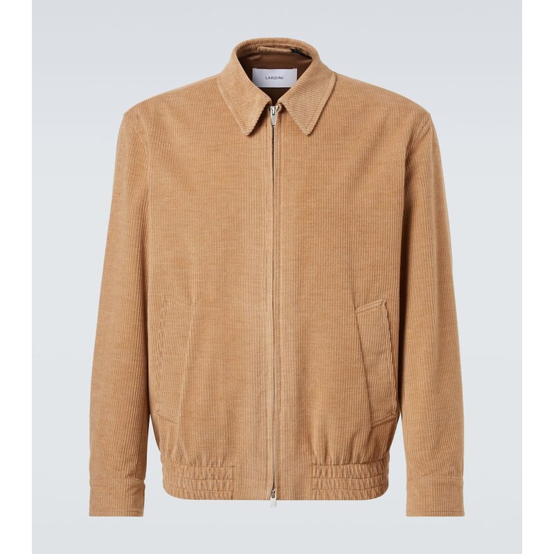 Lardini Cotton and alpaca corduroy jacket