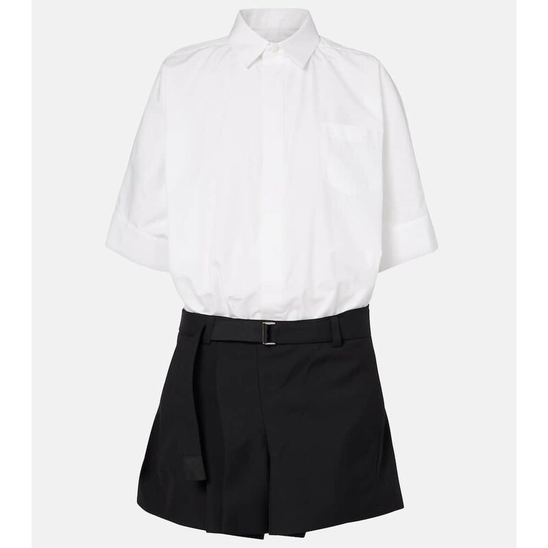 Sacai Poplin minidress