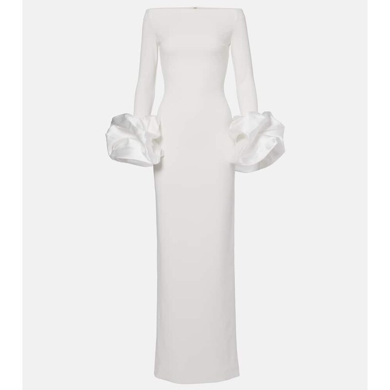 Solace London Talia off-shoulder gown