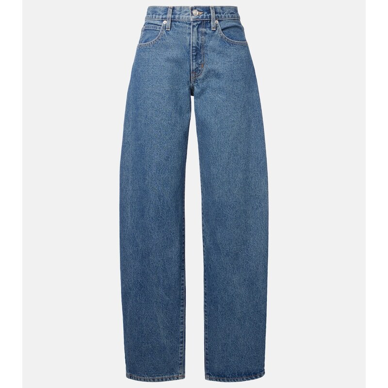 Slvrlake Tess Long low-rise wide-leg jeans