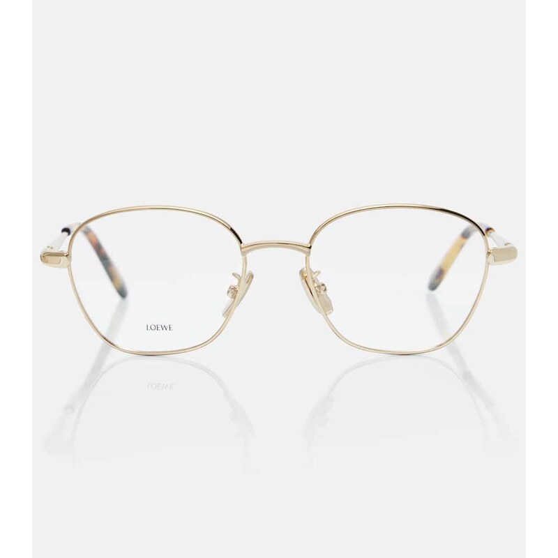Loewe Slim square metal glasses