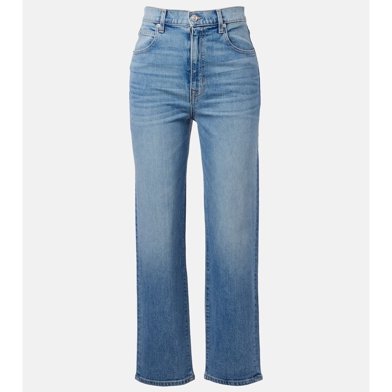 Slvrlake London cropped high-rise straight jeans