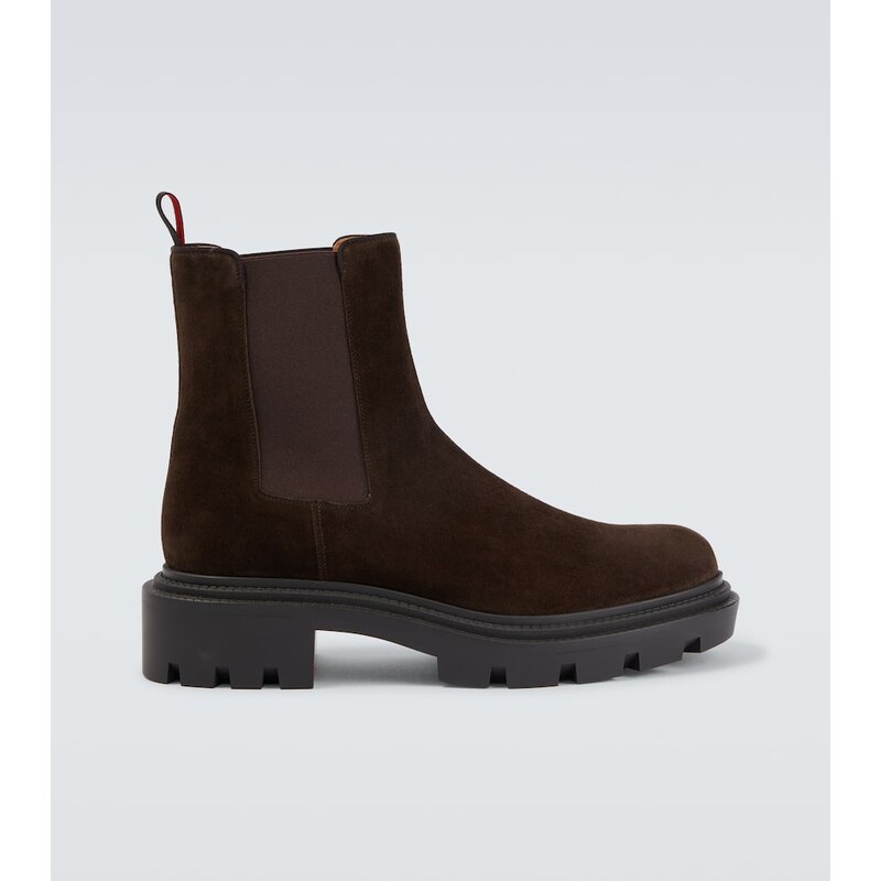 Christian Louboutin Devon College suede Chelsea boots