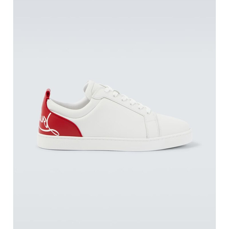 Christian Louboutin Fun Louis Junior leather sneakers