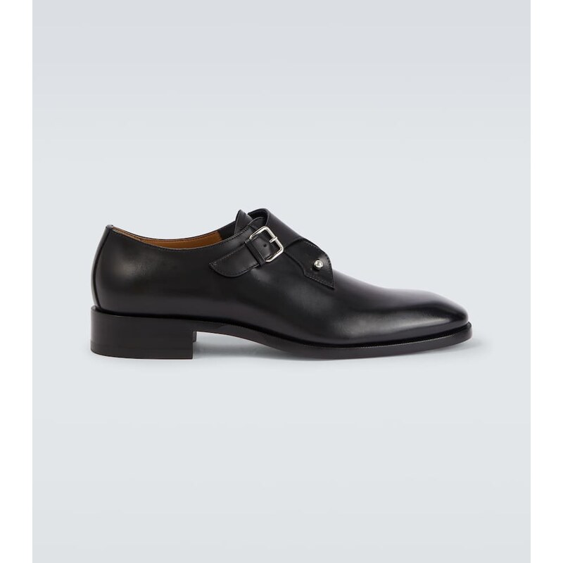 Christian Louboutin Chambelimonk leather monk strap shoes