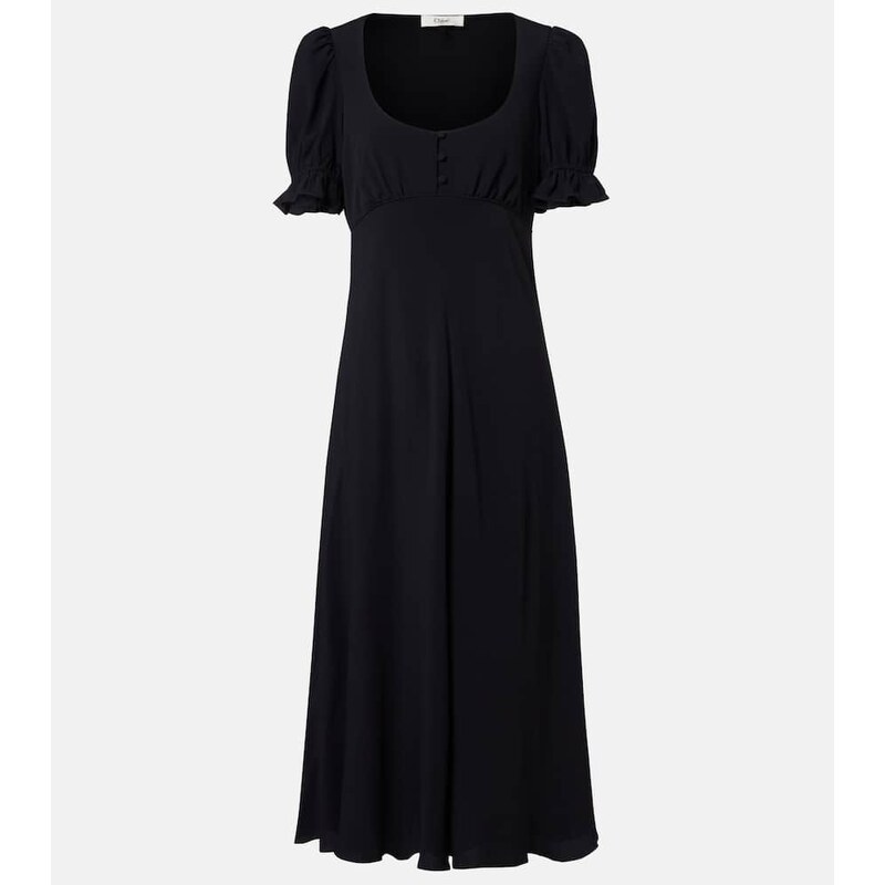 Chloé Gathered midi dress