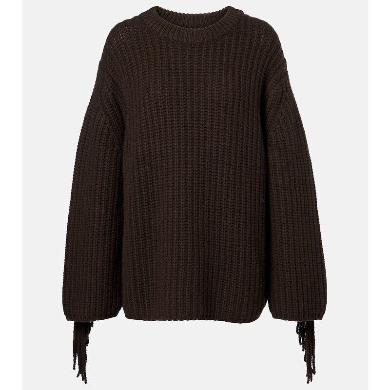 Lisa Yang Hilma fringed oversized sweater