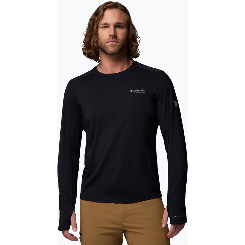 Pánské tričko Longsleeve Columbia Diamond Peak Pro Crew black