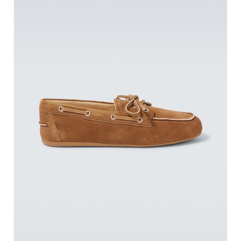Miu Miu Suede boat shoes