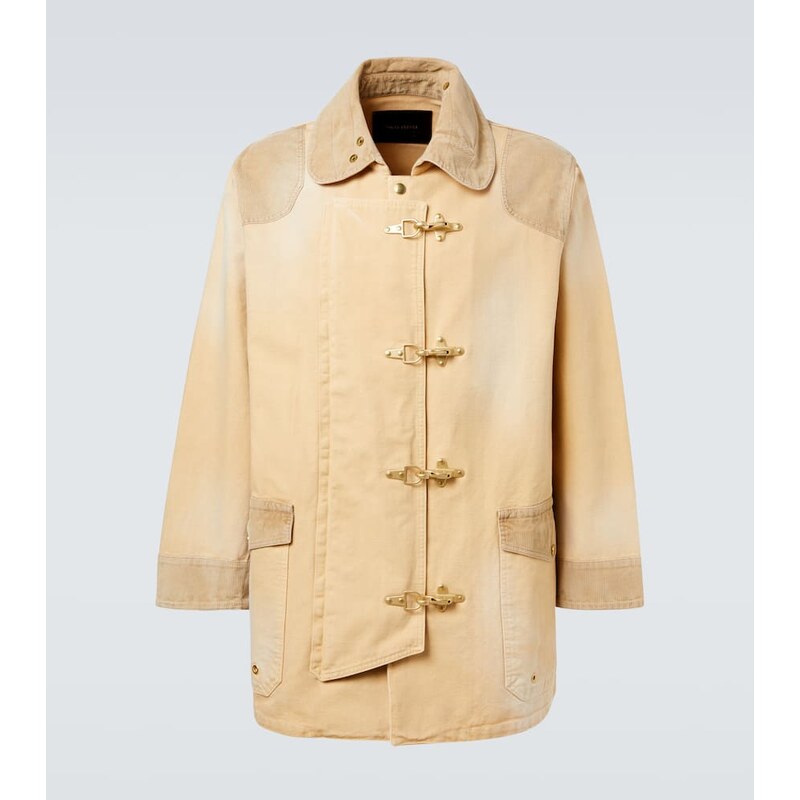 Wales Bonner Sierra corduroy-trimmed canvas jacket